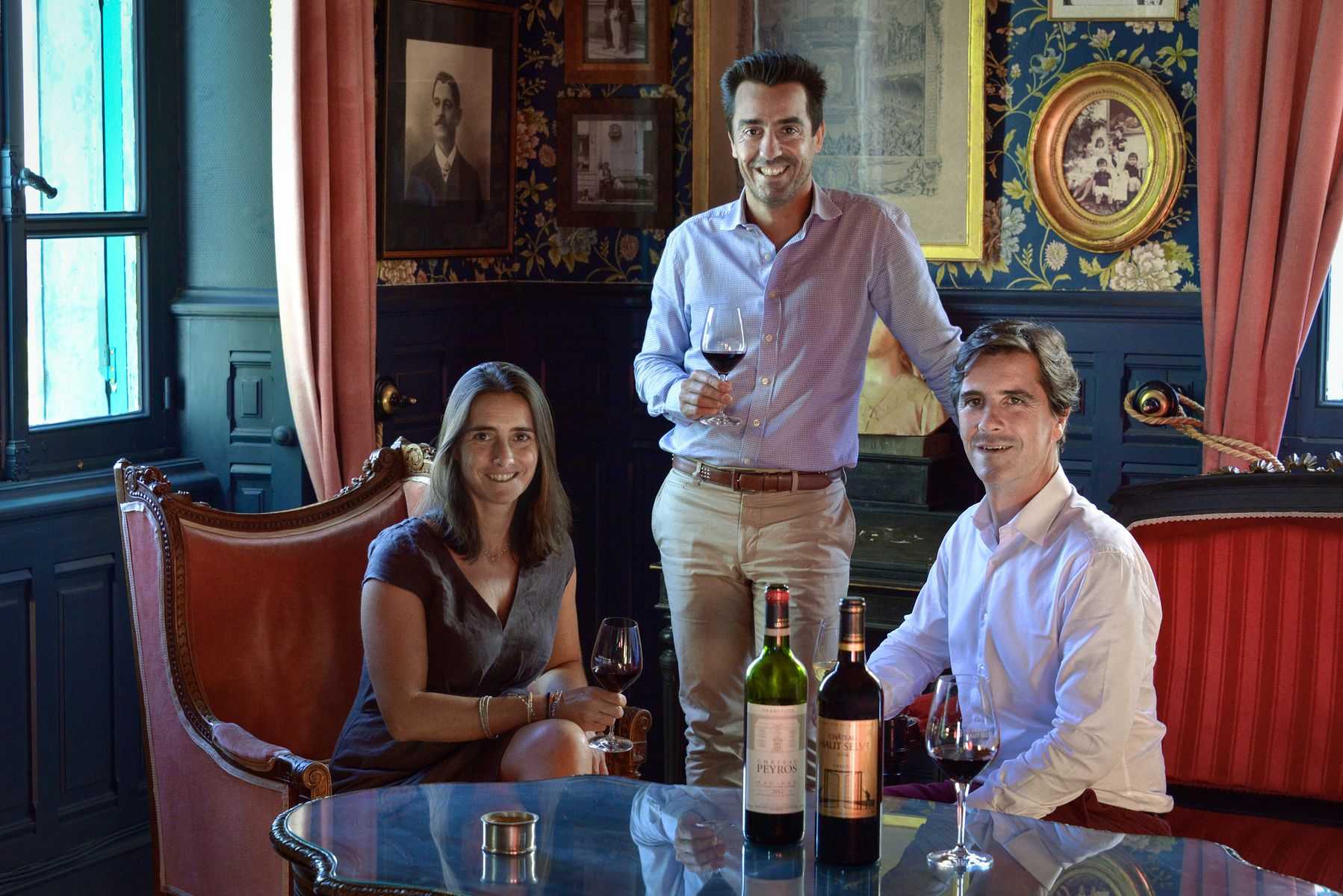 Arnaud Lesgourgues en salon du vin